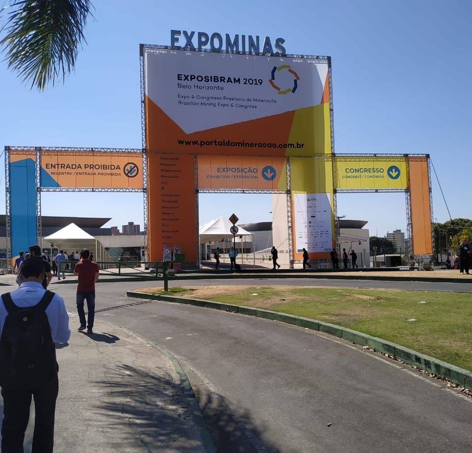 Entrada da Exposibram 2019