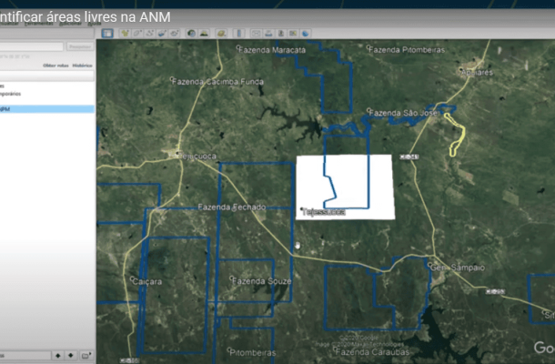 Área livre na Agência Nacional de Mineração (ANM): Aprenda a identificar.