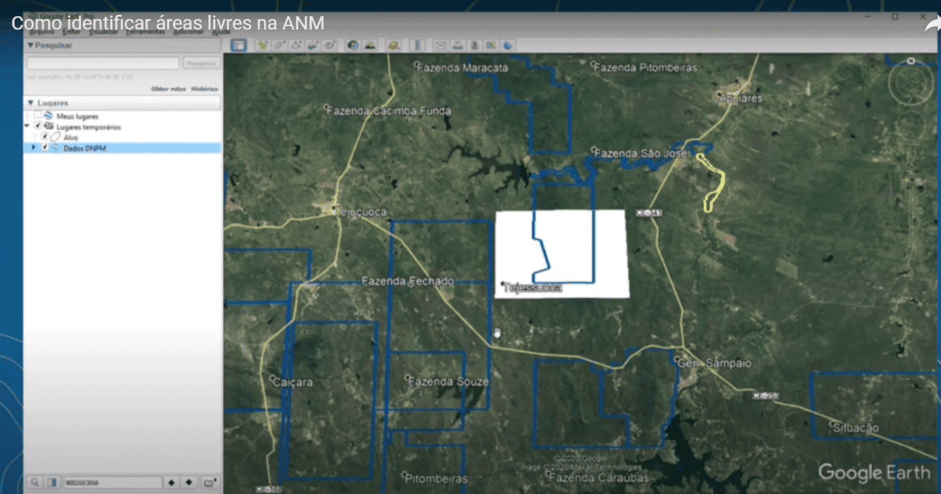 Área livre na Agência Nacional de Mineração (ANM): Aprenda a identificar.