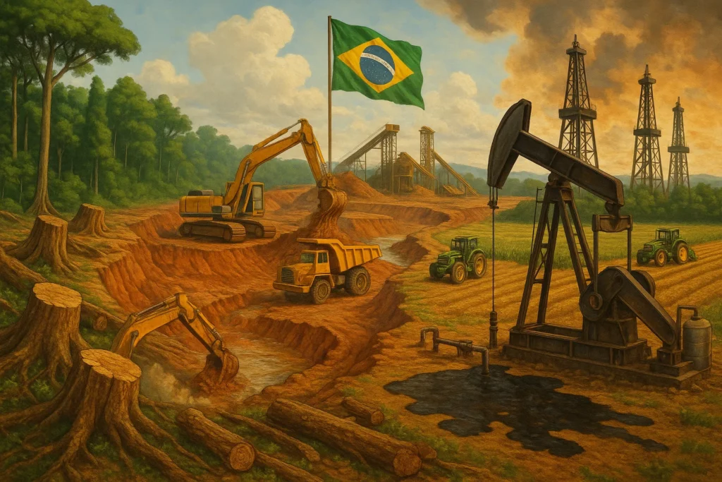 Exploração de recursos naturais