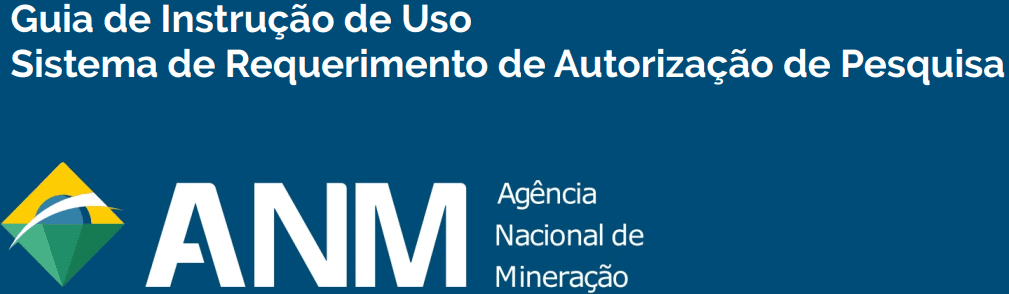 Guia do requerimento eletrônico de pesquisa mineral (REPEM) da ANM.