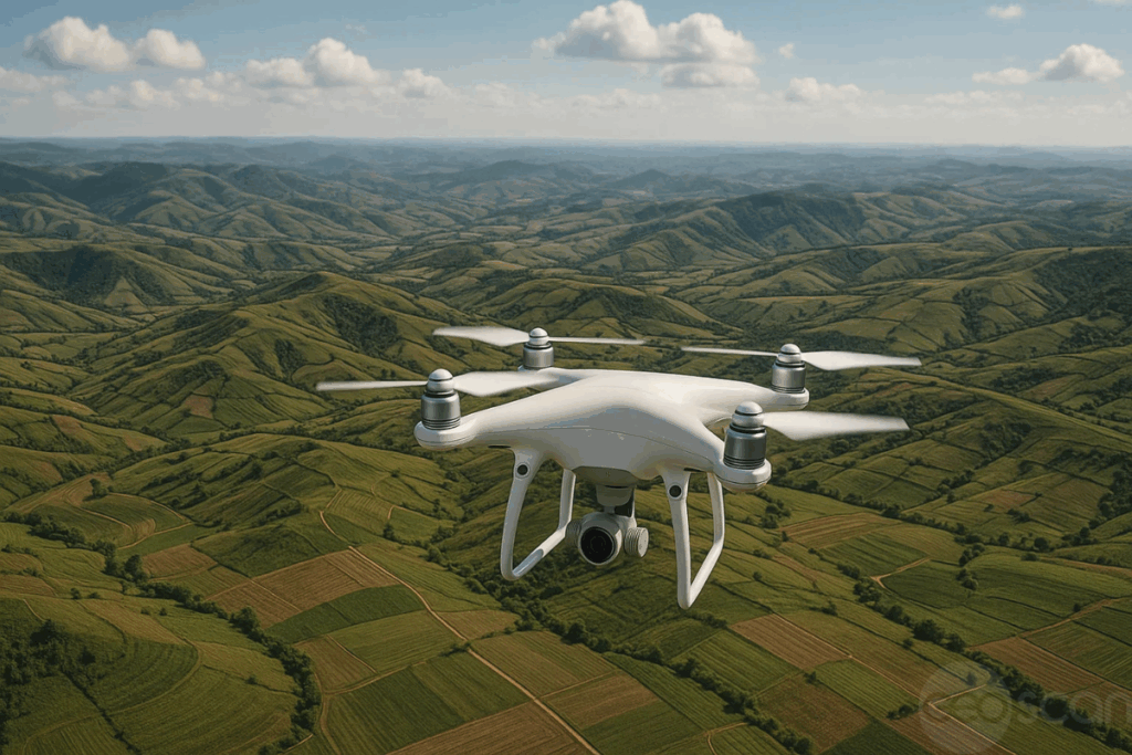 Topografia com drone